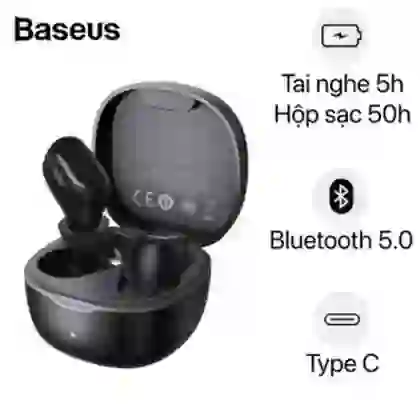 TAI NGHE KHÔNG DÂY BASEUS ENCOK WM01 PLUS 1